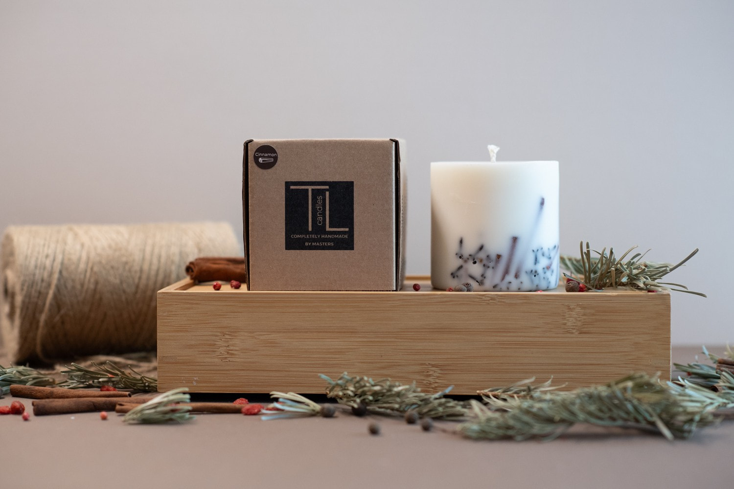 Hand-made Soy Wax Candle with Lavender Scent – Purple