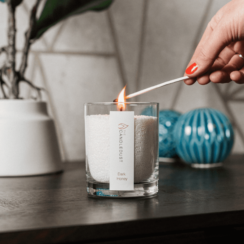 Powdered Candle in Glass – Midnight 160g