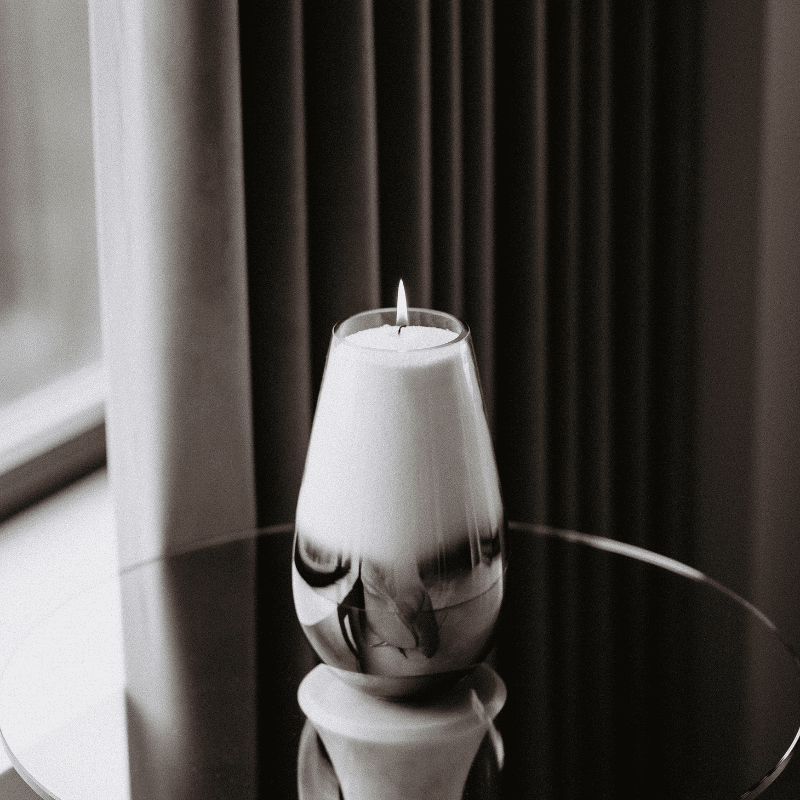 Powdered Candle – Rhubarb Sparkle