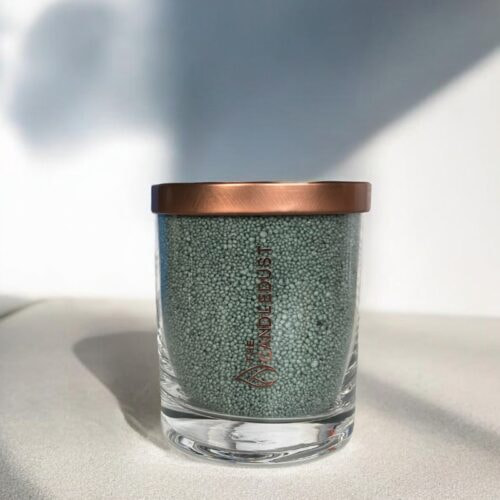 Unscented Powder Candle in Glass – Emerald 160g