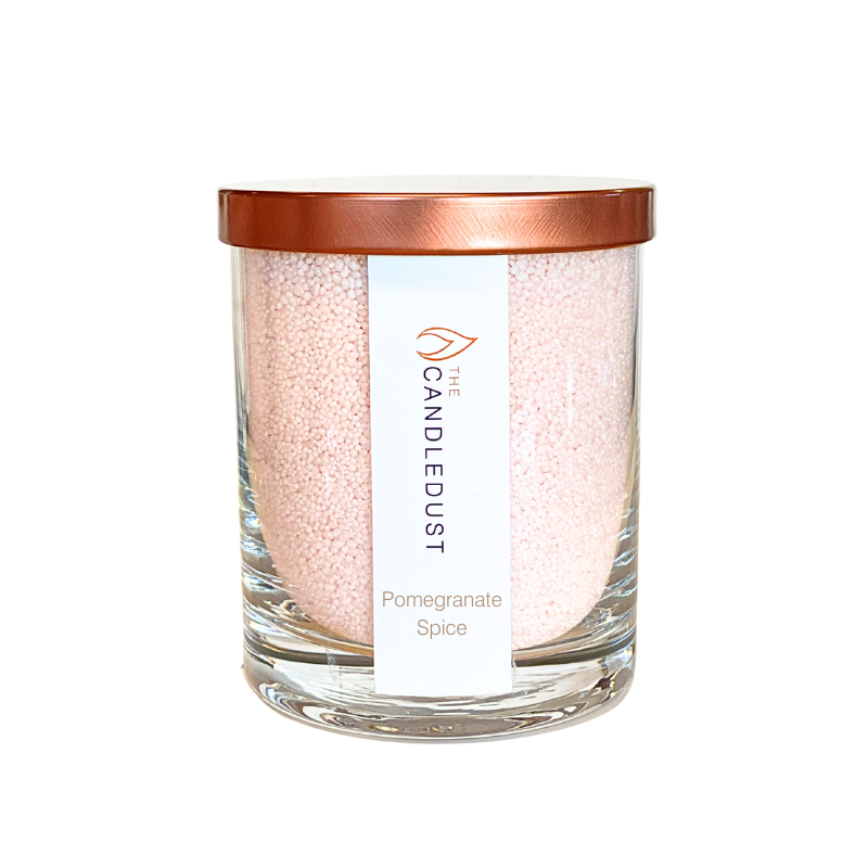 Powdered Candle in Glass – Pomegranate Spice 160g