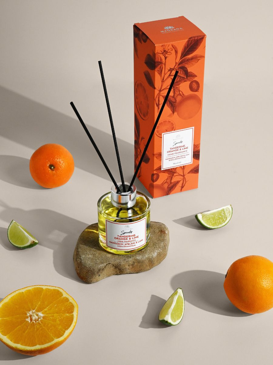 Home Fragrance ‘Spunky’ – Tangerine, Orange, Lime, 100 ml