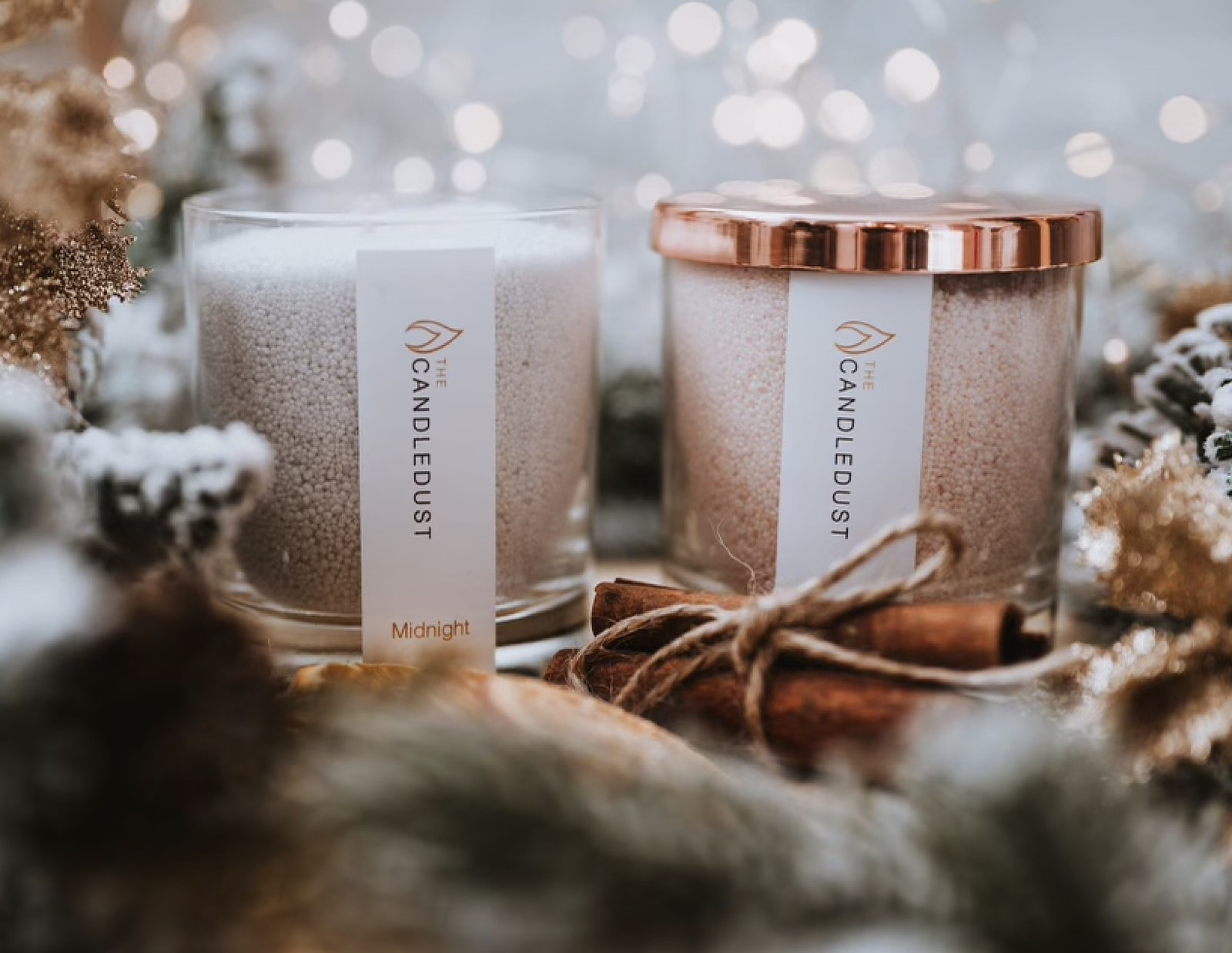 Powdered Candle in Glass – Nordic Lights 160g