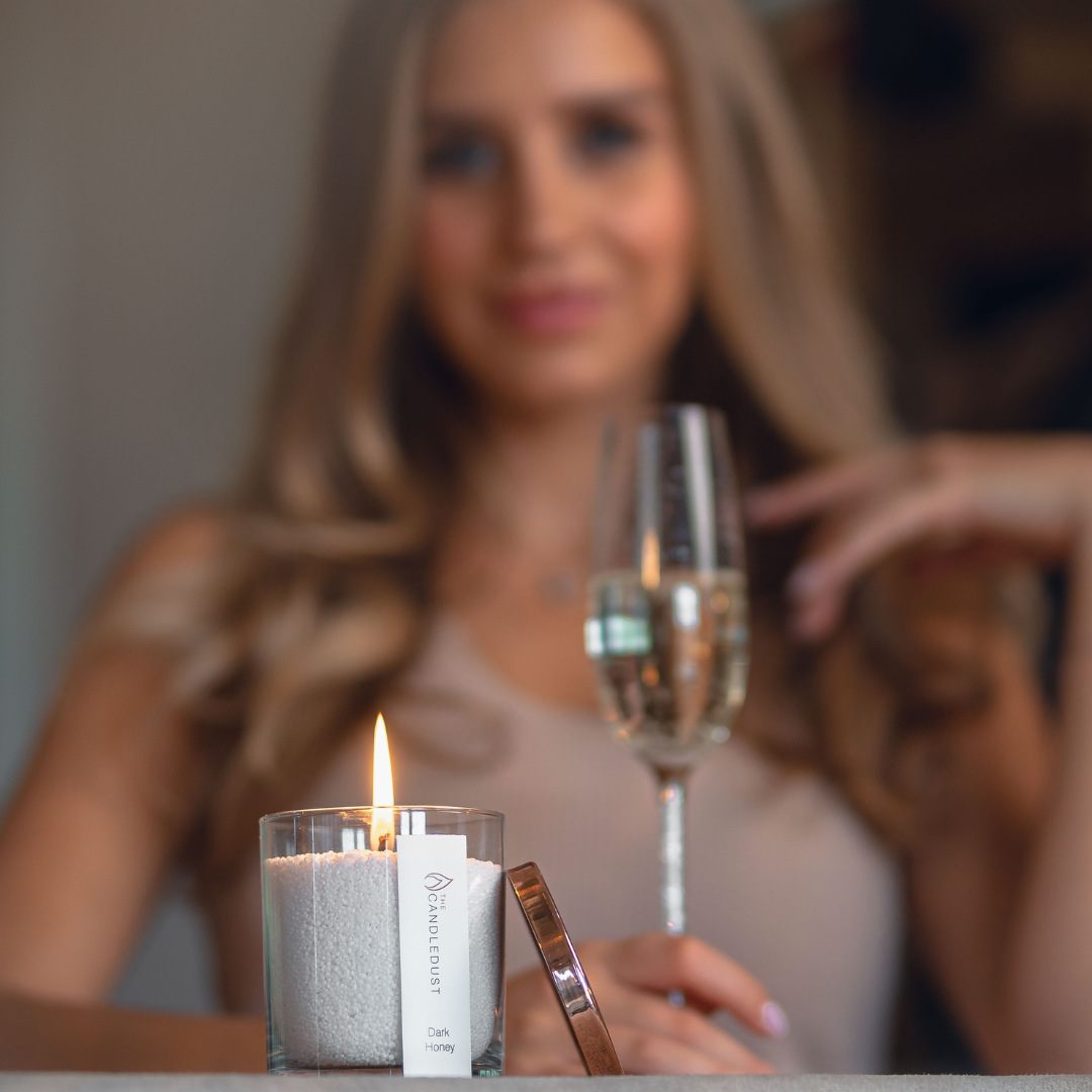 Powdered Candle in Glass – Nordic Lights 160g