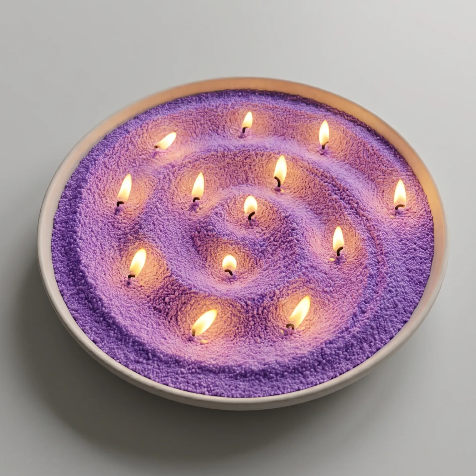 Amethyst Unscented Candle Sand Refill, 1kg