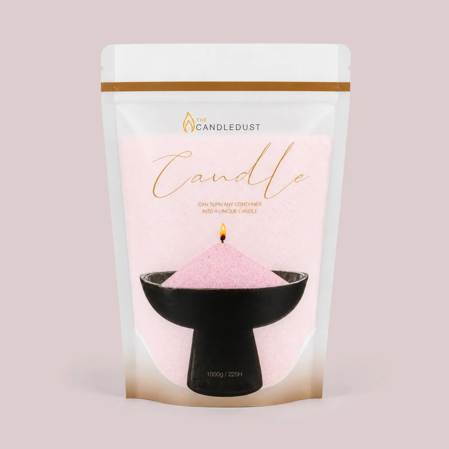 Baby Pink Unscented Candle Sand Refill, 1kg