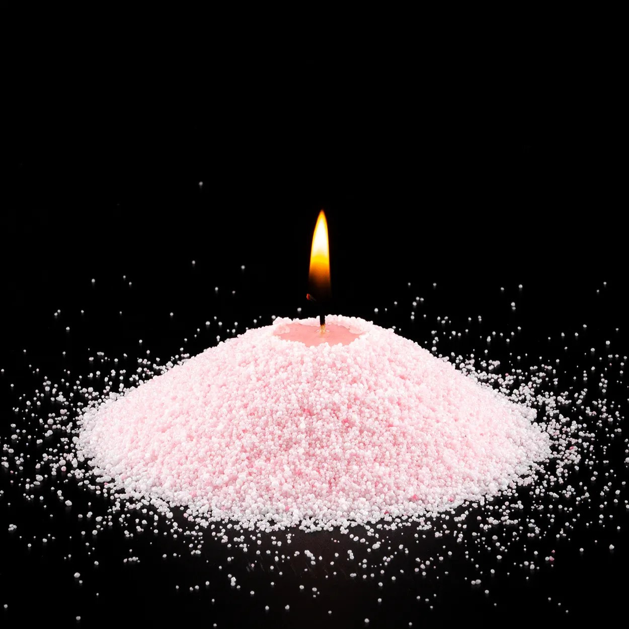 Baby Pink Unscented Candle Sand Refill, 1kg