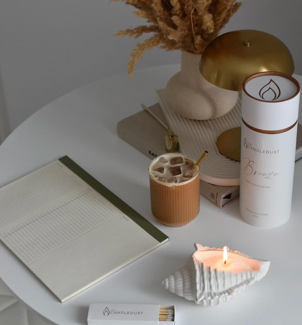 Breeze Scented Candle Sand Tube, 650g