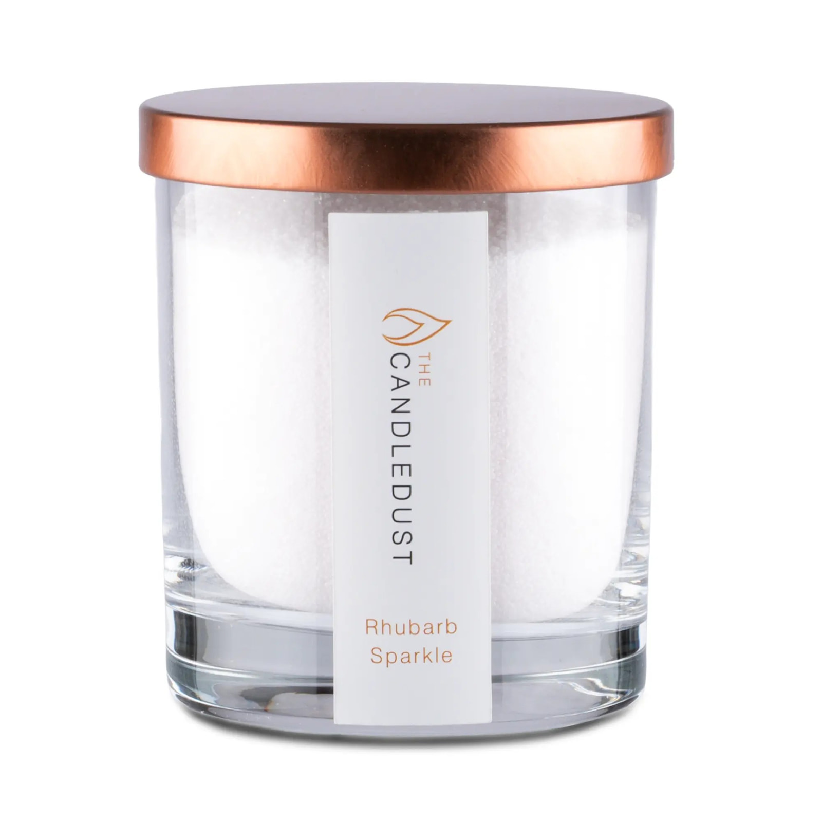 Champagne Rhubarb Scented Candle in Glass, 160g