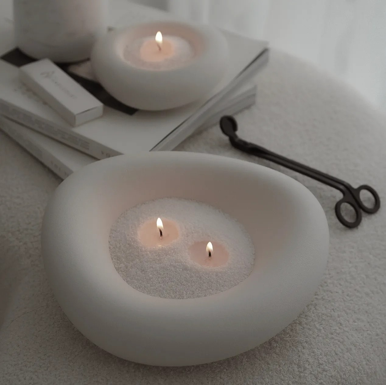 Champagne Rhubarb Scented Candle Sand Refill, 1kg