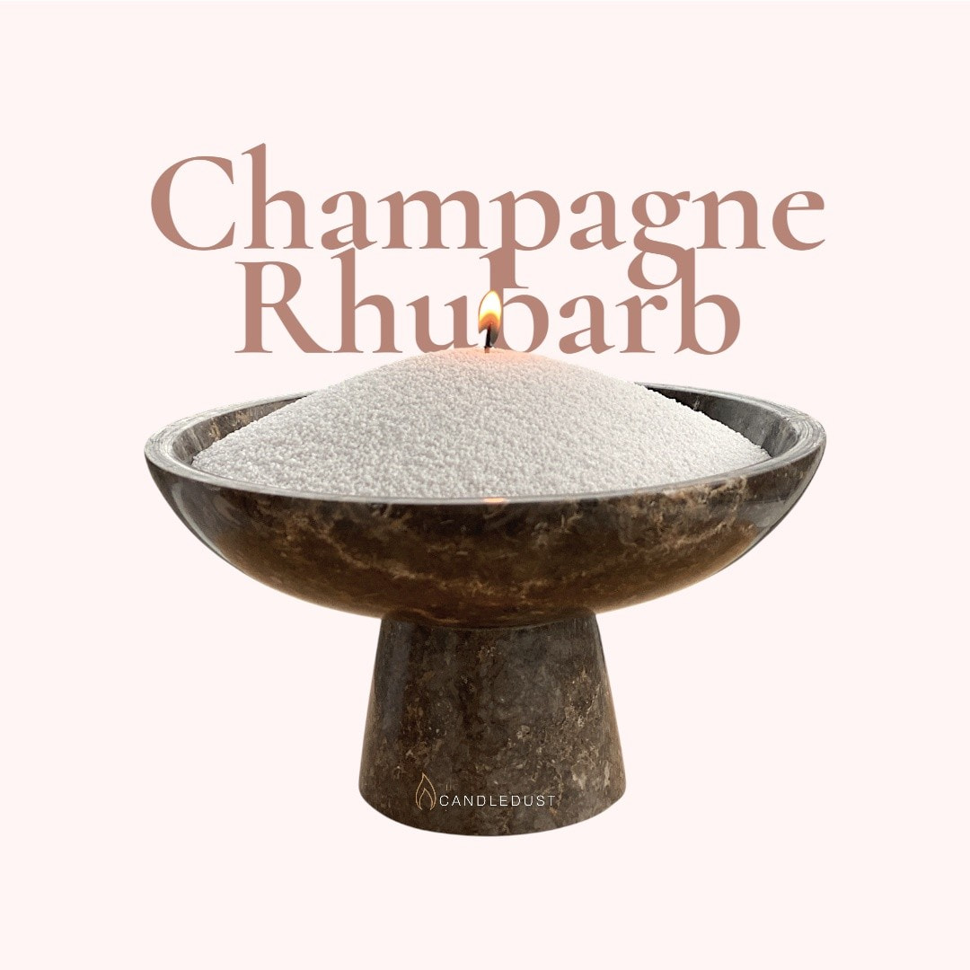 Champagne Rhubarb Scented Candle Sand Refill, 1kg