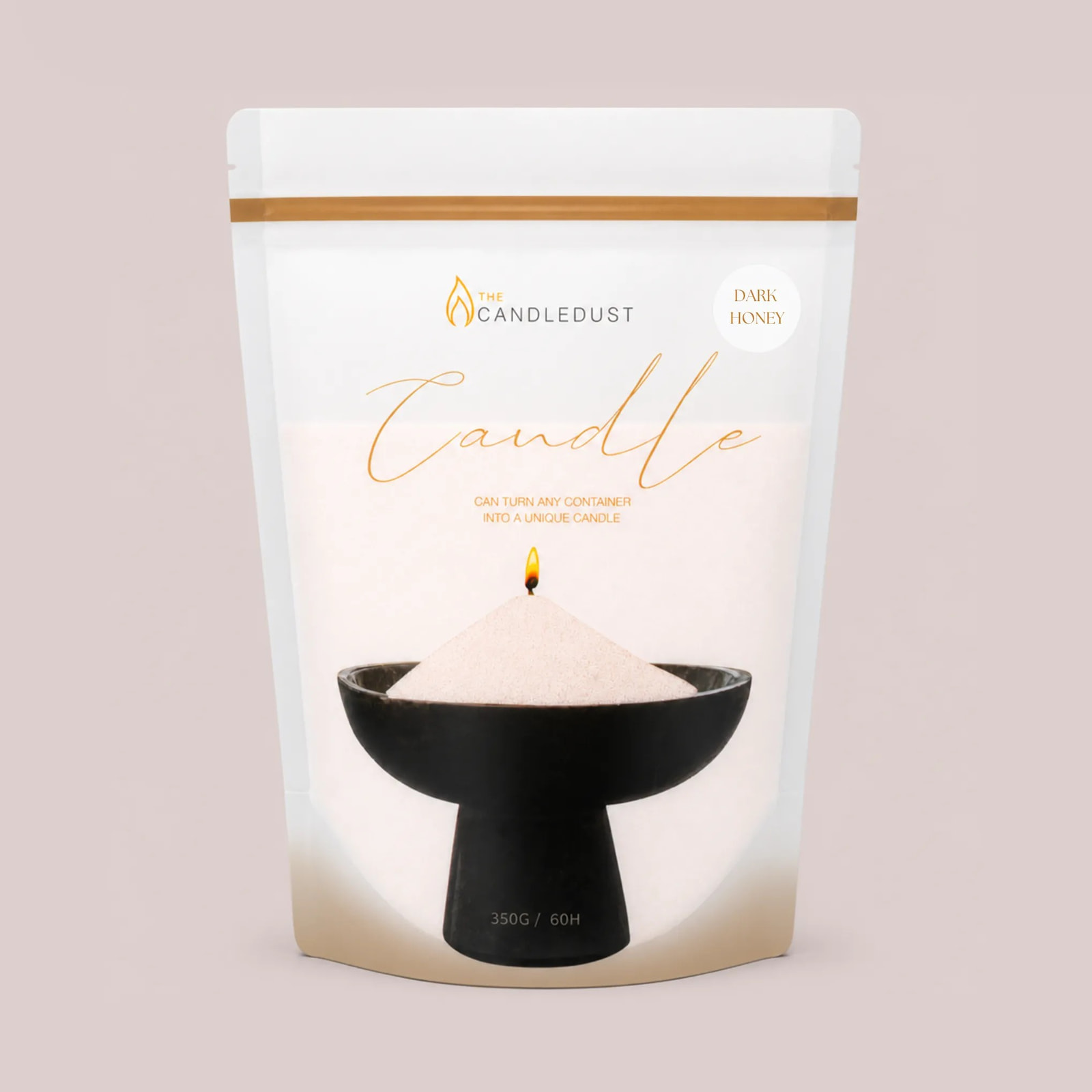 Dark Honey Size Trio, 160g Candle + 350g Refill + 650g Tube