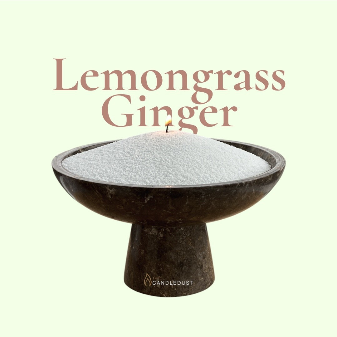 Lemongrass Ginger Scented Candle Sand Refill, 1kg