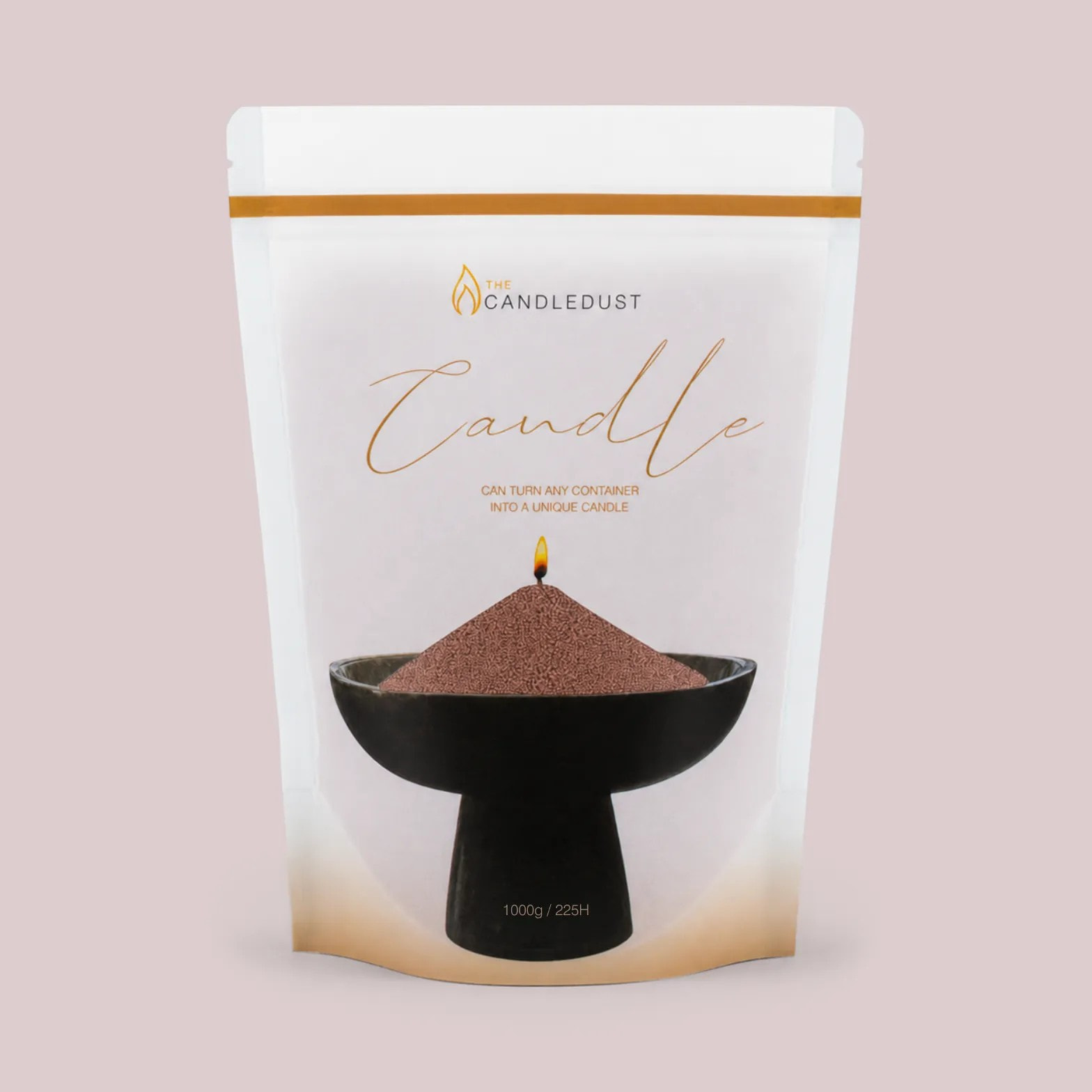 Mocha Mousse Unscented Candle Sand Refill, 1kg