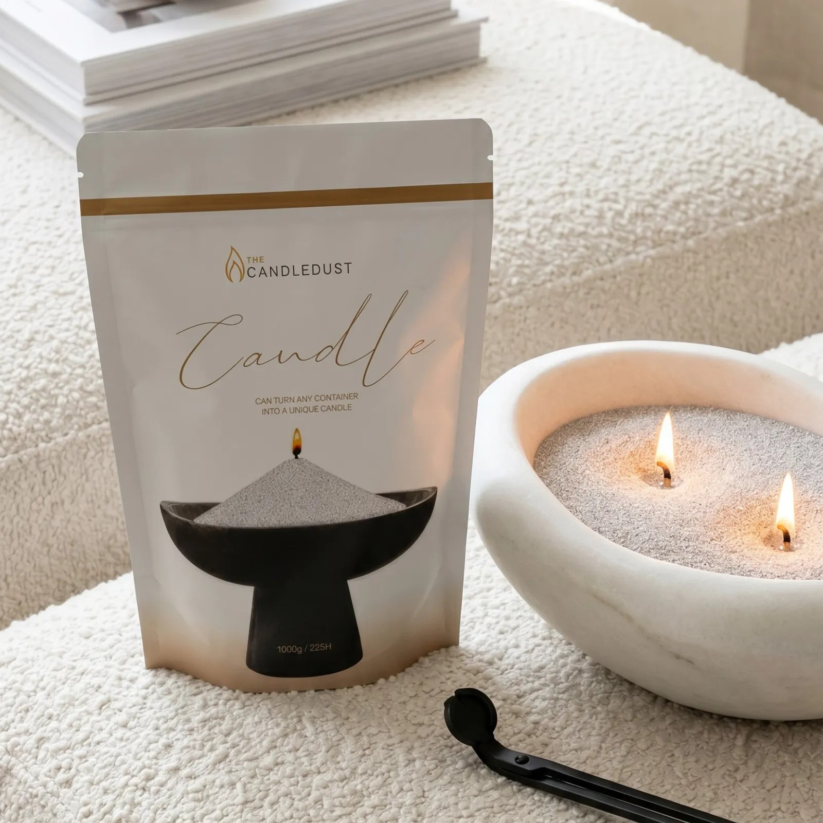Nordic Lights Scented Candle Sand Refill, 1kg