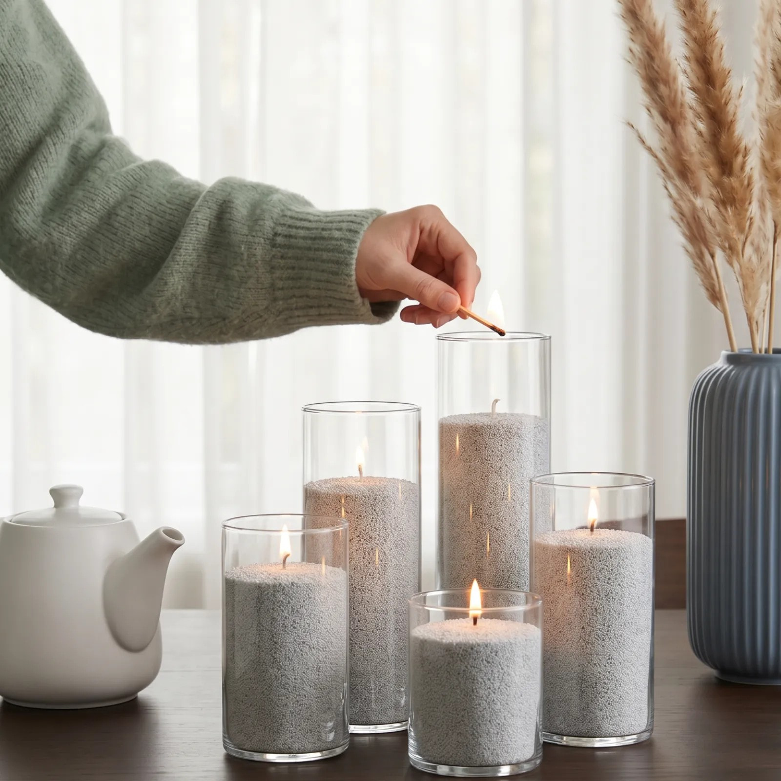 Nordic Lights Scented Candle Sand Refill, 1kg