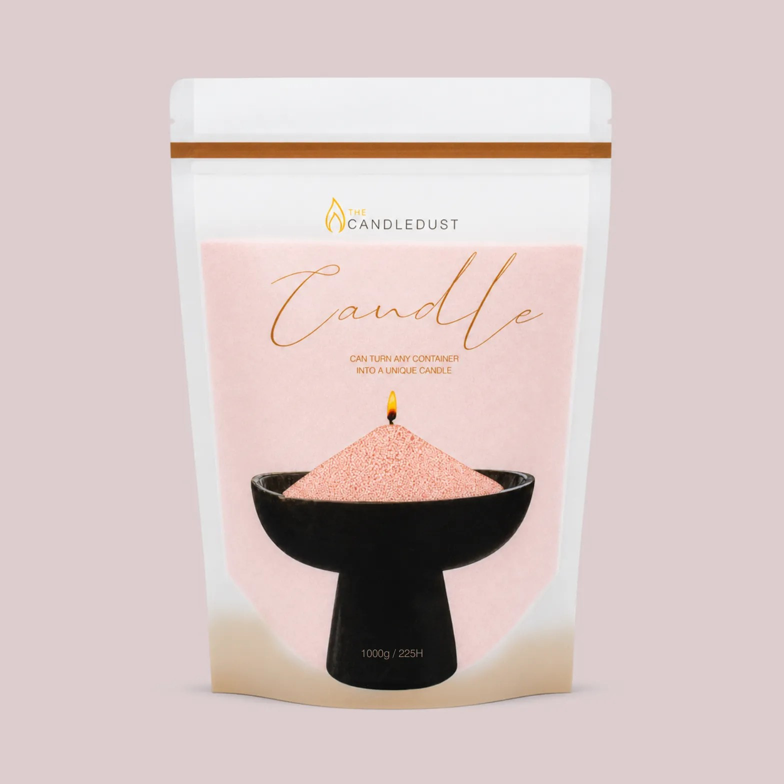 Peach Unscented Candle Sand Refill, 1kg