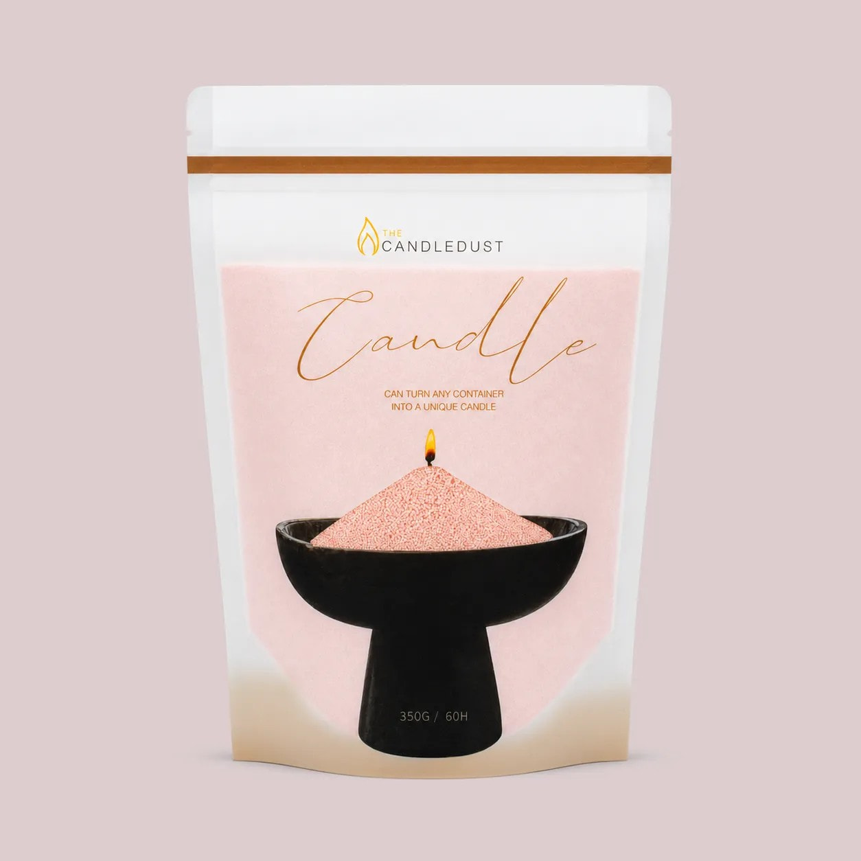 Peach Unscented Candle Sand Refill, 350g