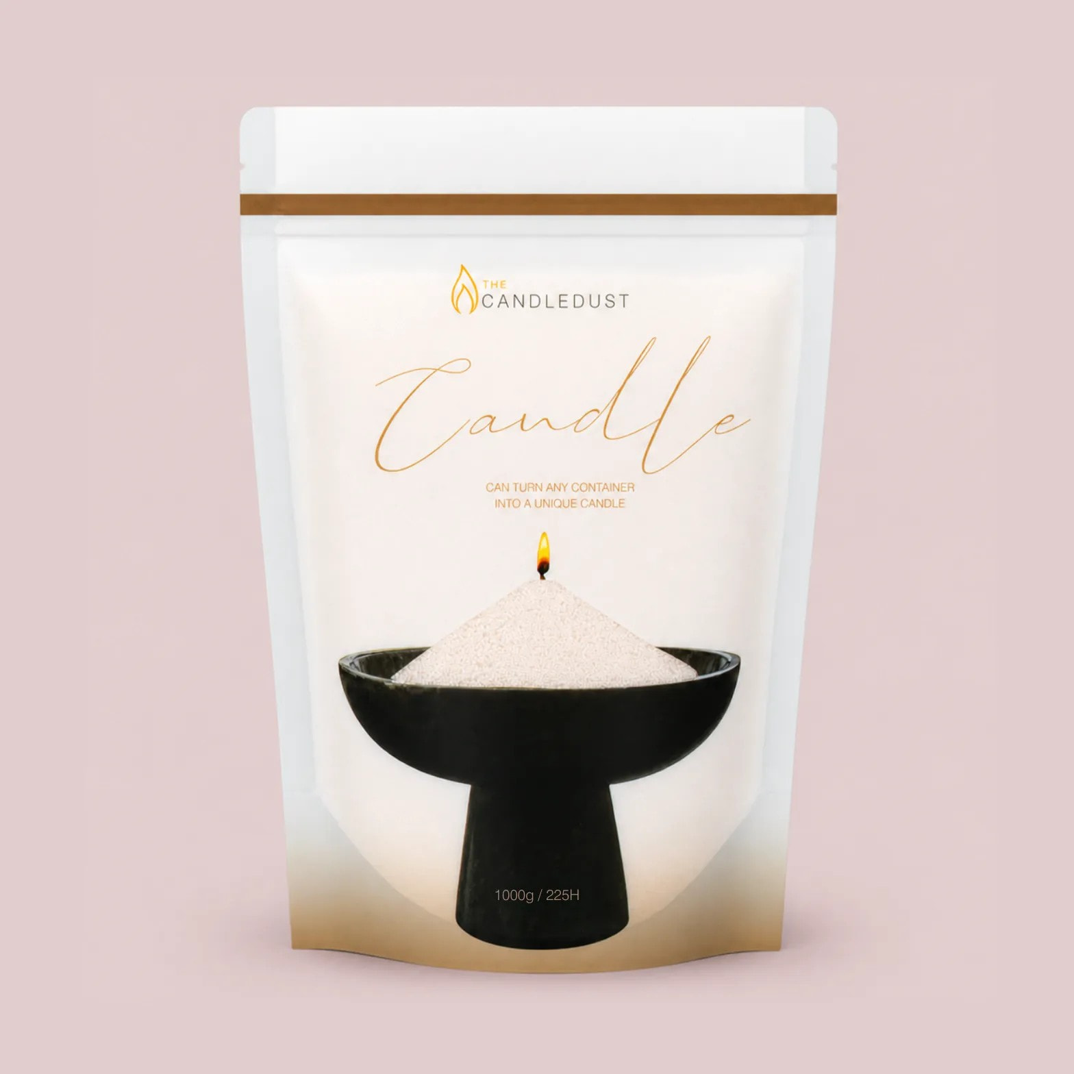 Pinkish Unscented Candle Sand Refill, 1kg
