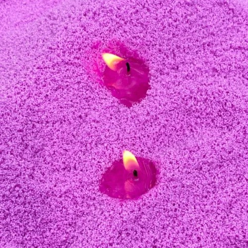 Powdered Candle Refill Kit – Unscented Amethyst, 330g