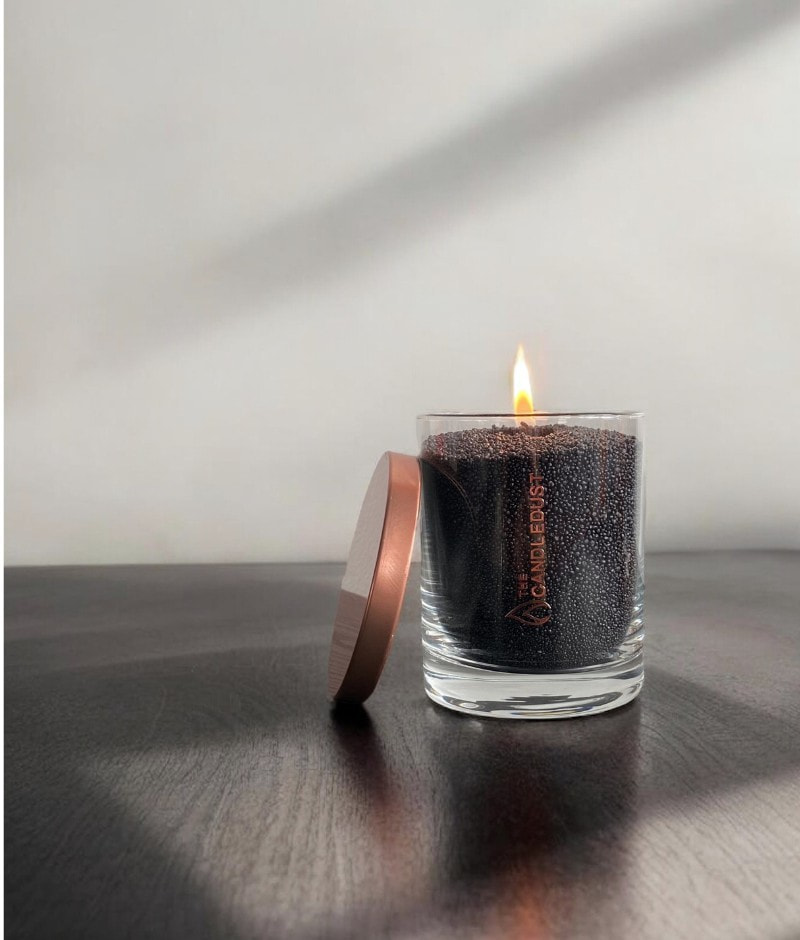 Powdered Candle Refill Kit – Unscented Black, 330g