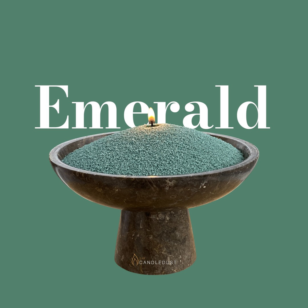 Powdered Candle Refill Kit – Unscented Emerald, 330g
