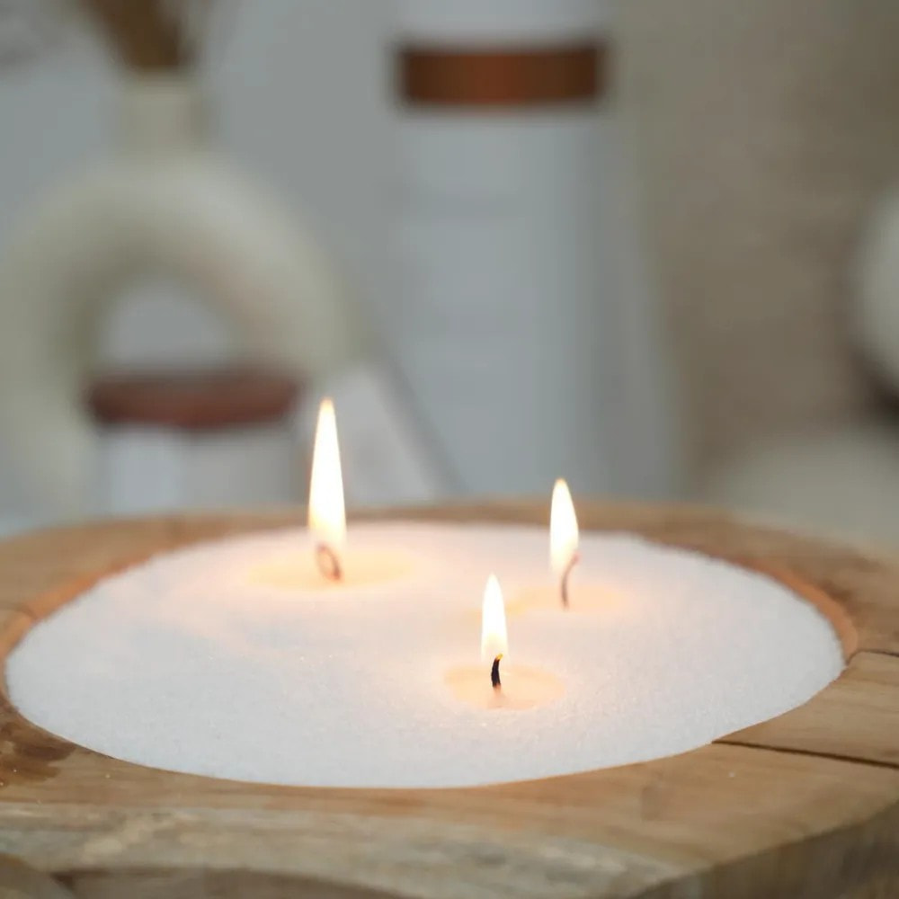 Silver Unscented Candle Sand Refill, 1kg