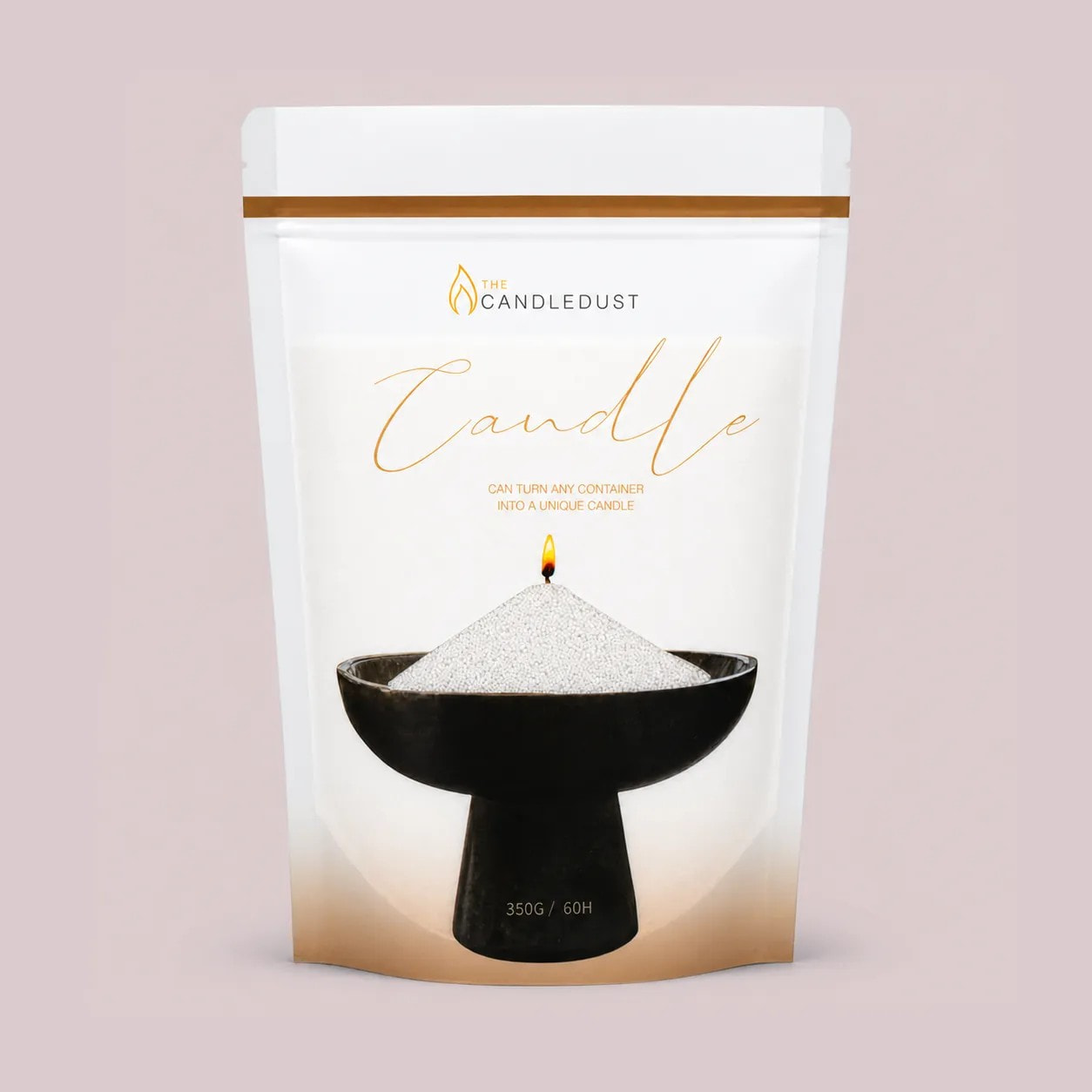Silver Unscented Candle Sand Refill, 350g