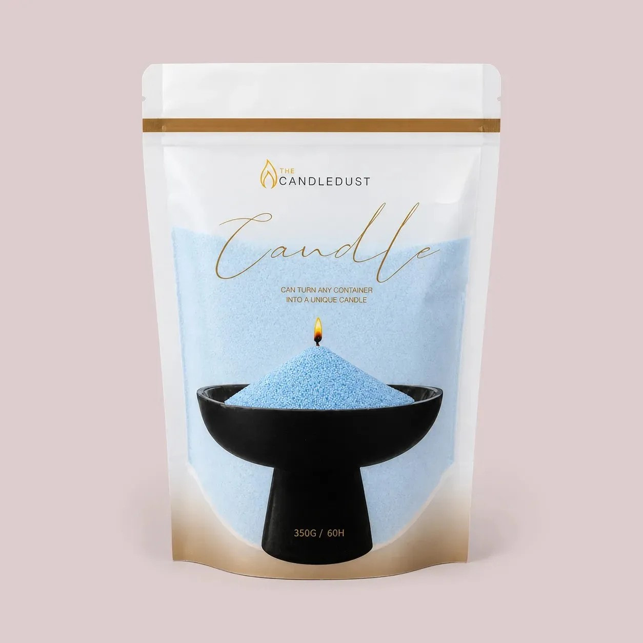 Sky Blue Unscented Candle Sand Refill, 350g